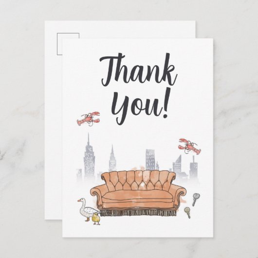 友だち™ | Central Perkありがとうございます ポストカード (正面/裏面)