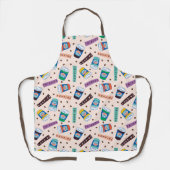 友だち™ Central Perkコーヒ鮮やかーパターン エプロン (正面)