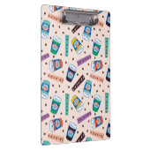 友だち™ Central Perkコーヒ鮮やかーパターン クリップボード (右)