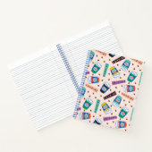 友だち™ Central Perkコーヒ鮮やかーパターン ノートブック (内部)