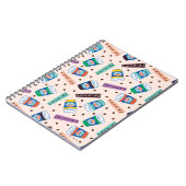 友だち™ Central Perkコーヒ鮮やかーパターン ノートブック (左側)