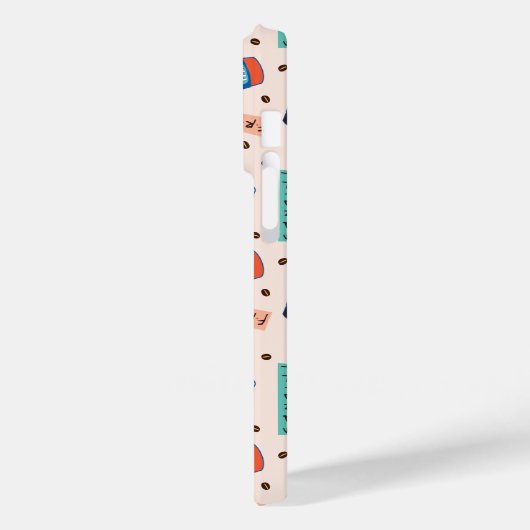 友だち™ Central Perkコーヒ鮮やかーパターン Case-Mate iPhoneケース (裏面 / 左)