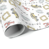 友だち™ | Central Perk水彩パターン ラッピングペーパー (ロールコーナー)