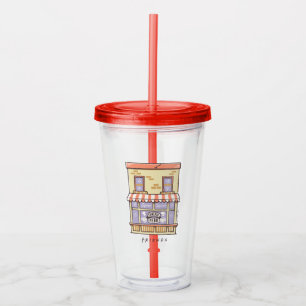 友だち™ Central Perk Cartoonコーヒーショップ アクリルタンブラー