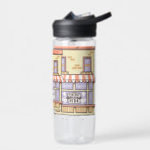 友だち™ | Central Perk Cartoonコーヒーショップ ウォーターボトル (左面)