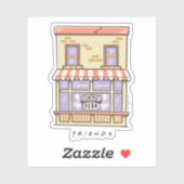 友だち™ | Central Perk Cartoonコーヒーショップ シール (シート)