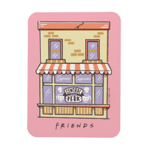 友だち™ Central Perk Cartoonコーヒーショップ マグネット