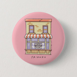 友だち™ Central Perk Cartoonコーヒーショップ 缶バッジ