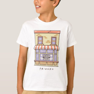 友だち™ Central Perk Cartoonコーヒーショップ Tシャツ