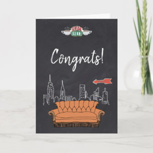 友だち™ Central Perk Chalkboardおめでとうございます カード