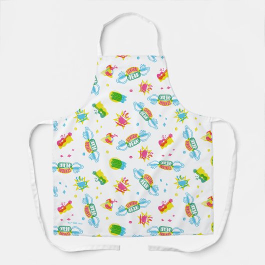 友だち™ | Central Perk Neon Pattern エプロン (正面)