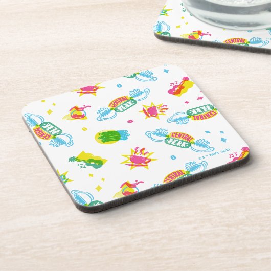 友だち™ | Central Perk Neon Pattern コースター (左側)