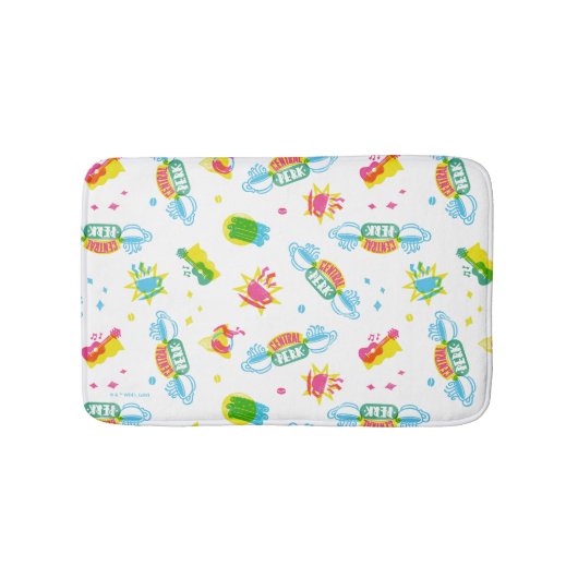 友だち™ | Central Perk Neon Pattern バスマット (正面)