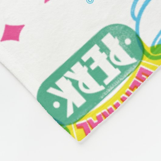 友だち™ | Central Perk Neon Pattern フリースブランケット (角)