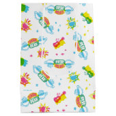 友だち™ | Central Perk Neon Pattern ミディアムペーパーバッグ (裏面)