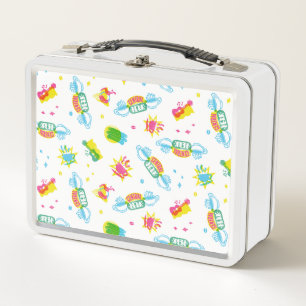 友だち™ Central Perk Neon Pattern メタルランチボックス