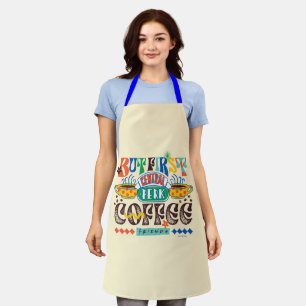 友だち™ First Coffee 鮮やか Graphic エプロン