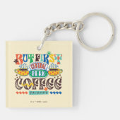 友だち™ | First Coffee 鮮やか Graphic キーホルダー (裏面)