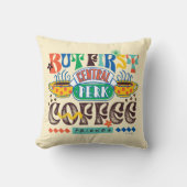 友だち™ | First Coffee 鮮やか Graphic クッション (正面)