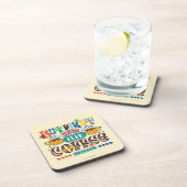 友だち™ | First Coffee 鮮やか Graphic コースター (右側)