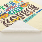 友だち™ | First Coffee 鮮やか Graphic シェルパブランケット (3/4)