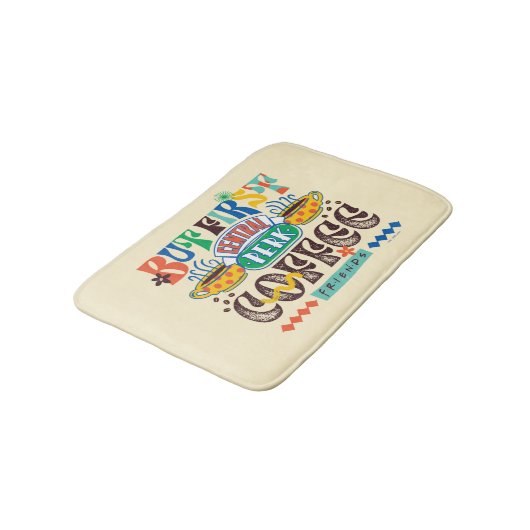 友だち™ | First Coffee 鮮やか Graphic バスマット (アングル)