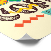 友だち™ | First Coffee 鮮やか Graphic ポスター (角)