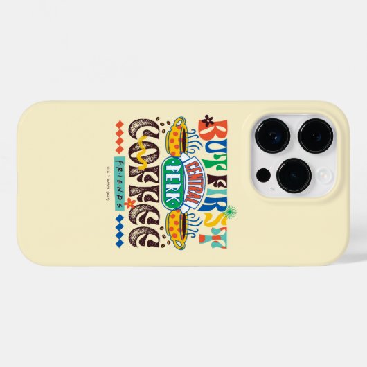 友だち™ | First Coffee 鮮やか Graphic Case-Mate iPhoneケース (裏面 (横))
