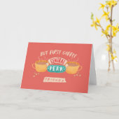 友だち™ | First Coffee - Central Perk カード (黄色い花)