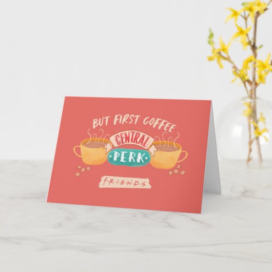 友だち™ | First Coffee - Central Perk カード (黄色い花)