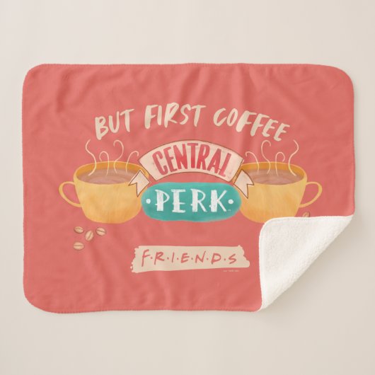 友だち™ | First Coffee - Central Perk シェルパブランケット (正面(横))