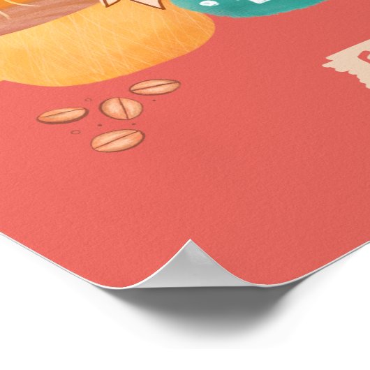 友だち™ | First Coffee - Central Perk ポスター (角)