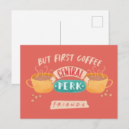 友だち™ | First Coffee - Central Perk ポストカード (正面/裏面)