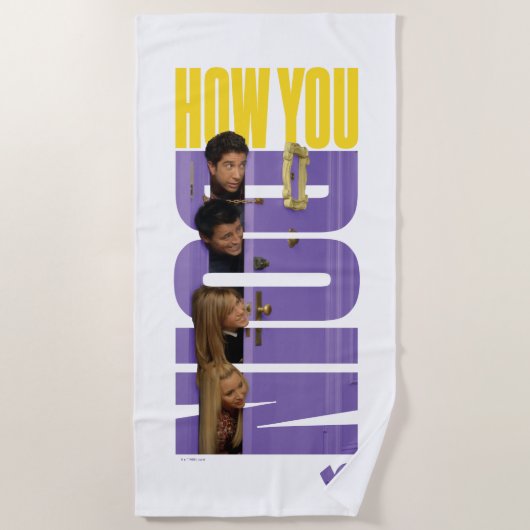 友だち™ | How You'in' ビーチタオル (正面)