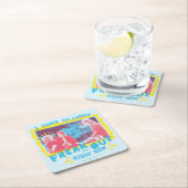 友だち™ | Iは今すぐ簡単に聞き出すことができた スクエアペーパーコースター (インサイチュ)