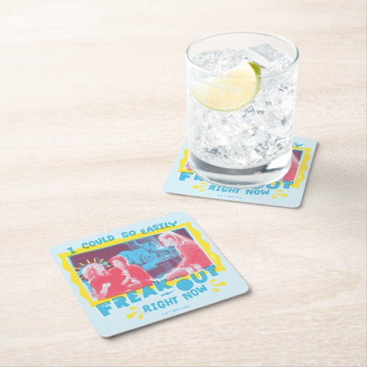 友だち™ | Iは今すぐ簡単に聞き出すことができた スクエアペーパーコースター (インサイチュ)