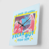 友だち™ | Iは今すぐ簡単に聞き出すことができた スクエア壁時計 (傾斜)