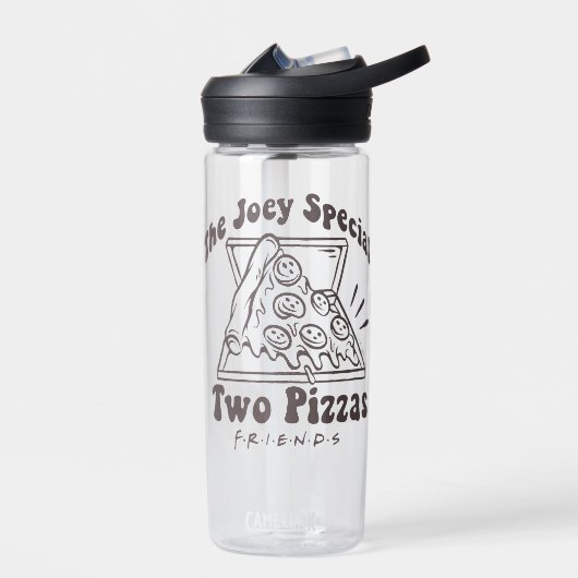 友だち™ | Joey Pizza引用文 ウォーターボトル (左面)