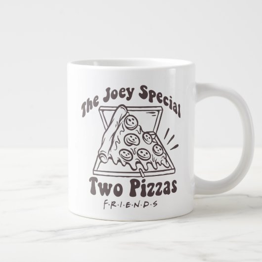 友だち™ | Joey Pizza引用文 ジャンボコーヒーマグカップ (右)