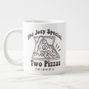 友だち™   Joey Pizza引用文 ジャンボコーヒーマグカップ