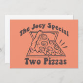 友だち™ | Joey Pizza引用文 ノートカード (正面/裏面)
