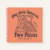友だち™ | Joey Pizza引用文 ノートブック (正面)