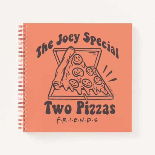 友だち™ | Joey Pizza引用文 ノートブック (正面)