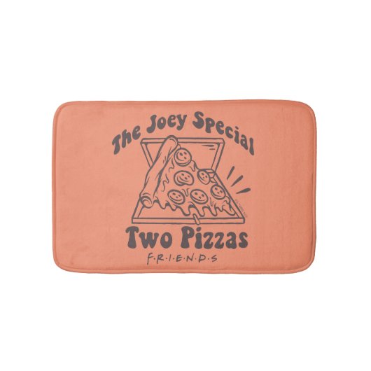 友だち™ | Joey Pizza引用文 バスマット (正面)