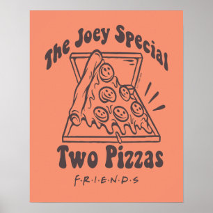 友だち™ Joey Pizza引用文 ポスター