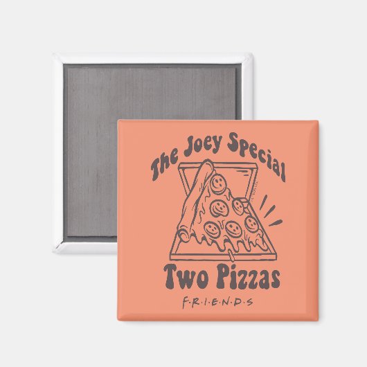 友だち™ | Joey Pizza引用文 マグネット (正面/裏面)