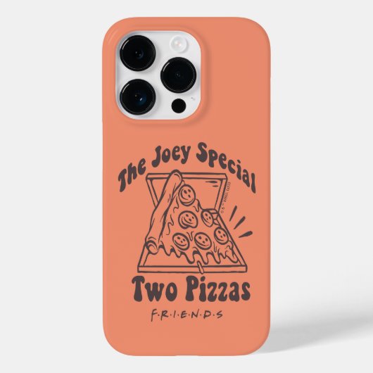 友だち™ | Joey Pizza引用文 Case-Mate iPhoneケース (裏面)