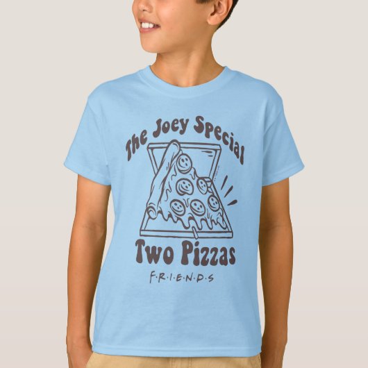 友だち™ | Joey Pizza引用文 Tシャツ (正面)