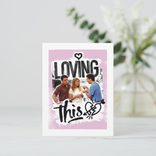 友だち™ | Joey, Rachel, & Ross – これを愛してる！ インビテーションポストカード (スタンド正面)