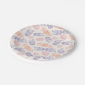 友だち™ | Pastel Centralパークパターン ペーパープレート (アングル)